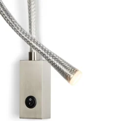 FLEXILED Wandleuchte mit flexiblen Wandarm Stahl