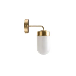 FRIEDRICH Wandlampe Messing und Glas