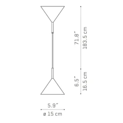 FUNNEL MINI Kleine LED Design Pendelleuchte