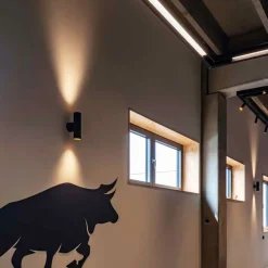 FUNNEL Moderne Spot-Wandleuchte 2-flammig