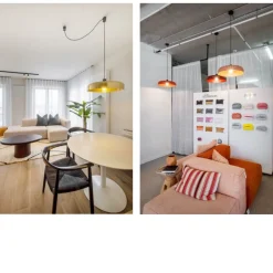 GAZTA Große Design Hängeleuchte in vielen Farben
