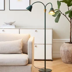 HATTY Bodenstehlampe 2-flammig flexibel