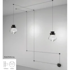 HEART Moderne Glas-Hängeleuchte