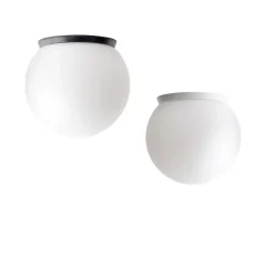 HERTA Außenlampe mit kugelförmigen Schirm