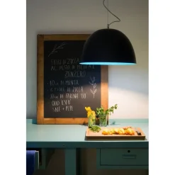 H2O LAVAGNA Große Hängeleuchte Schiefertafel