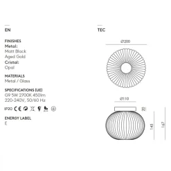 IRZO Moderne Design-Wandleuchte mit Opalglas