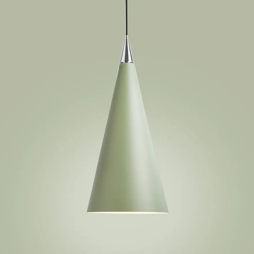 JEENA Moderne Pendelleuchte mit spitzem Kegelschirm