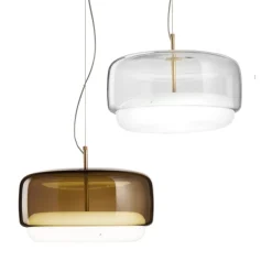 JUBE Große italienische LED Glaspendelleuchte mit Diffusor
