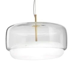 JUBE Große italienische LED Glaspendelleuchte mit Diffusor