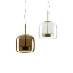 JUBE Zeitlose LED Glaspendelleuchte aus Italien Ø 18 cm