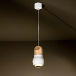KALEBAS Design Pendelleuchte mit Eichenholz