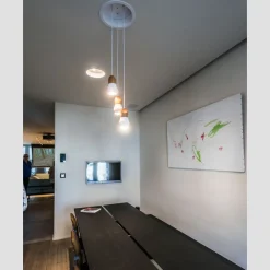 KALEBAS Design Pendelleuchte mit Eichenholz
