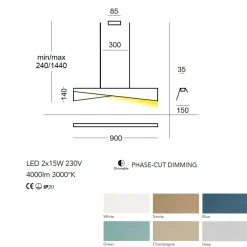 KAMI Innovative Design Hängeleuchte