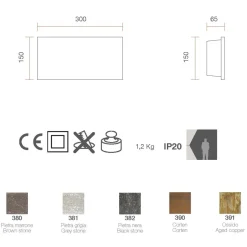 KEOI Wandleuchte aus Keramik