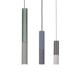 KNALLA POW Zylindrische Pendellampe aus Beton