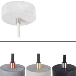 KNALLA SIMPLE Zylindrisches Beton Lampenpendel