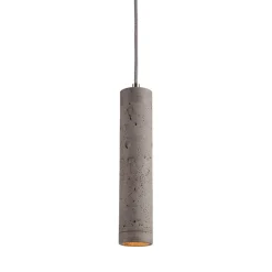 KNALLA SIMPLE Zylindrisches Beton Lampenpendel