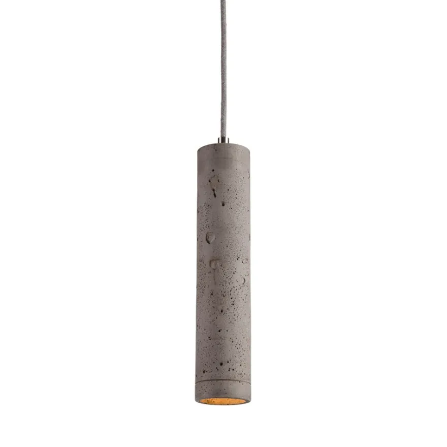 KNALLA SIMPLE Zylindrisches Beton Lampenpendel