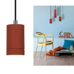 KNALLA SIMPLE Zylindrisches Beton Lampenpendel