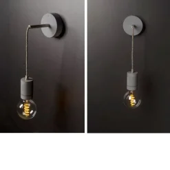 KNALLA Wandlampe mit Leuchtenpendel aus Beton
