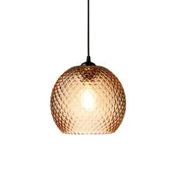 KNAP BALL Pendelleuchte aus gepresstem Glas Ø 22 cm