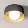 KOBE Deckenleuchte Holz und Opalglas