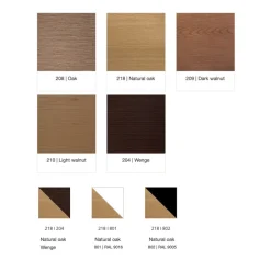 KOBE Deckenleuchte Holz und Opalglas