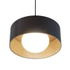 KOBE Pendellampe Holz und Opalglas