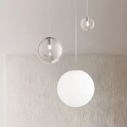 LABELL Glas-Pendelleuchte einzeln Ø 40 cm