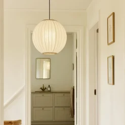 LAMPION Runde Pendelleuchte Kugel-Schirm Ø 30–70 cm