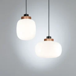LEGÈR 4er Kaskade Rauchglas-Pendelleuchte mit LED