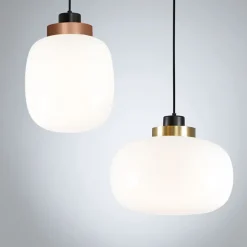 LEGÈR Glas-Wandleuchte mit LED in zwei Größen