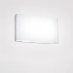 LOOP Wandleuchte Opalglas länglich