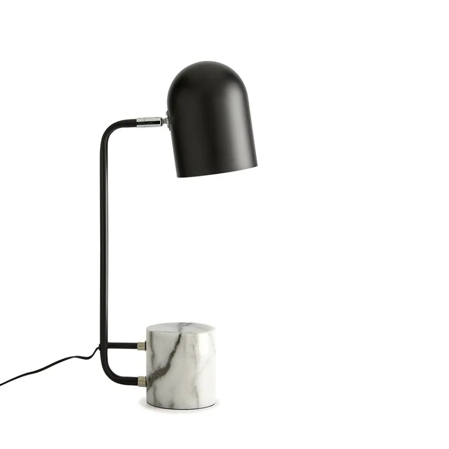 LUCA Design Tischleuchte mit Marmorfuß