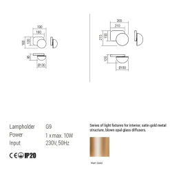 LUMIEN Moderne Wandleuchte