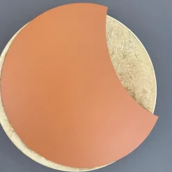 LUNATISK GOLD Runde Design-Wandleuchte