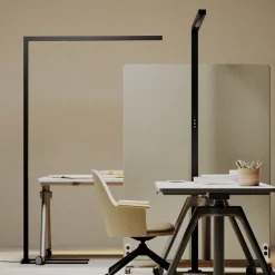LUXN Büro-Stehleuchte mit Up&Down Light