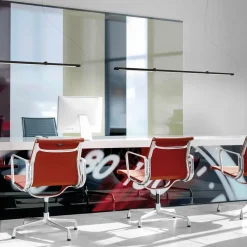 MAGNA Lange schmale LED Linien-Pendelleuchte