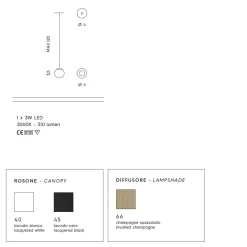 MAGNETIC Elegant-minmalistisches Pendel