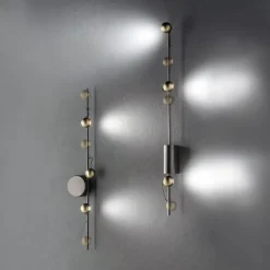 MAGNETIC Moderne LED Wandleuchte mit drei Lichtquellen