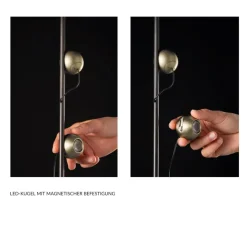 MAGNETIC Moderne LED Wandleuchte mit drei Lichtquellen