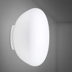 MAIOLE Italienische Wandleuchte mit Opalglas