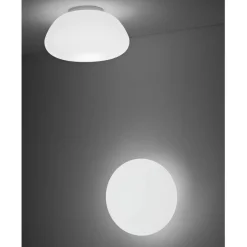 MAIOLE Italienische Wandleuchte mit Opalglas