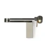 MANHATTEN Wandleuchte mit flexiblen Wandarm in Nickel