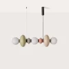 MAPI Lange Glas-Hängeleuchte horizontal