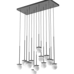 MIORI 14-flammige Kugelglas-Pendellampe