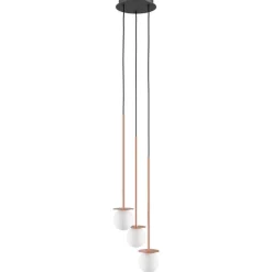 MIORI 3-flammige Kugelglas-Pendellampe