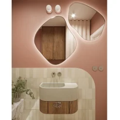 MIORI Kleine Wandleuchte mit Kugelglas Ø 10 cm
