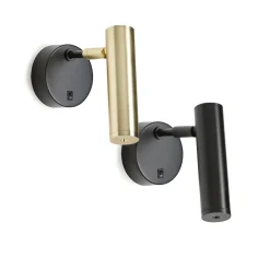 MIRU Wandleuchte mit beweglichem Arm und Schalter