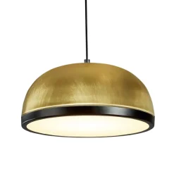 MOLLY M Halbrunde LED Pendelleuchte aus Messing oder Kupfer
